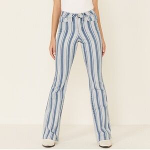 Shyanne Striped Bootcut Jeans